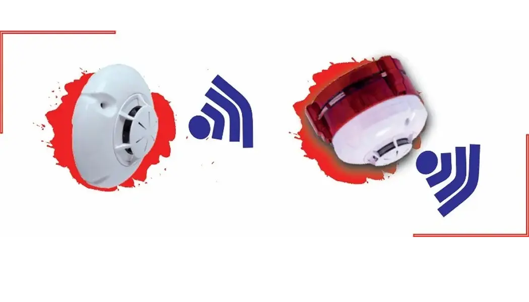 دتکتور حرارتی در سیستم اعلام حریق وایرلس